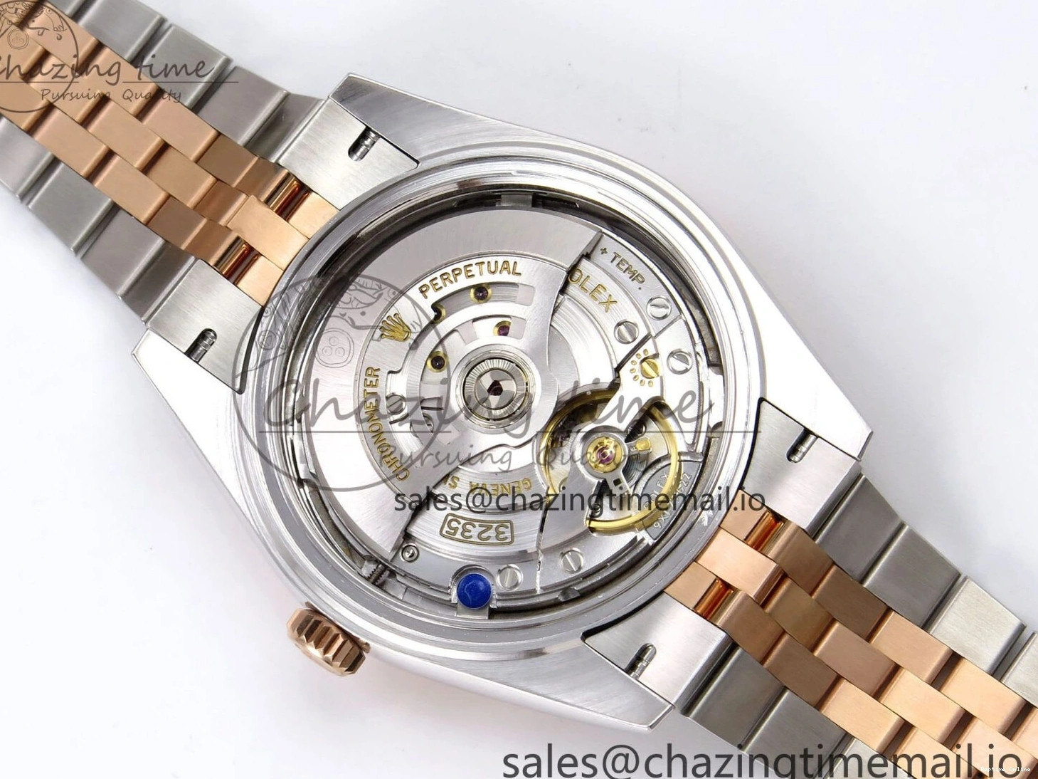 0122 DateJust 41 126331 ARF 1:1 Best Edition 904L Steel Gray Dial Green Roman Marker on SS RG Jubilee Bracelet SH3235（Gain Weight） FastDry 1103